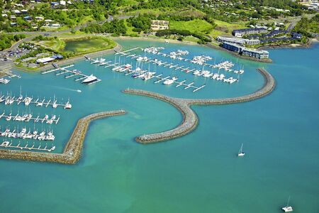 Airlie Beach Aerialの写真素材
