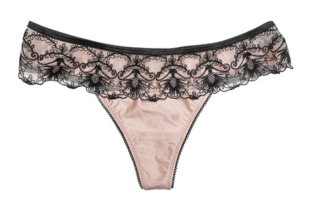 Sexy feminine panties. Isolate on white background.