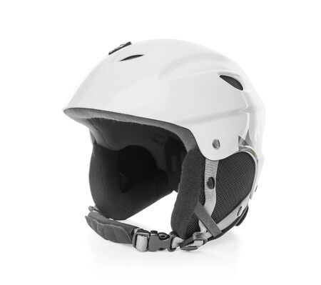 Skier protective helmet.の写真素材