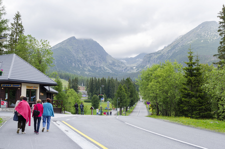 High Tatras. Slovakia. The valley of Strbske Pleso.のeditorial素材