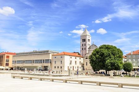 ZADAR, CROATIA - 15 JULY, 2017: City of Zadar, Croatia.のeditorial素材