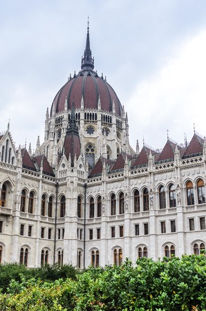 Hungarian Parliament. Part of the architectural building.のeditorial素材