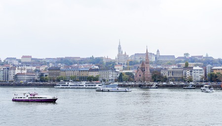 Danube River in Budapest.のeditorial素材