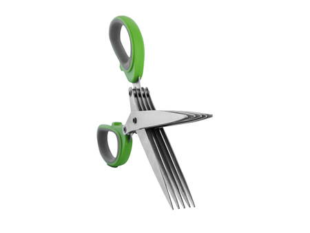 Kitchen scissors for cutting greenery.の写真素材
