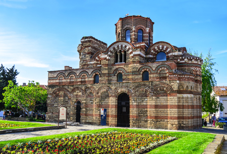 Old church in the resort town of Nessebar, Bulgaria.のeditorial素材