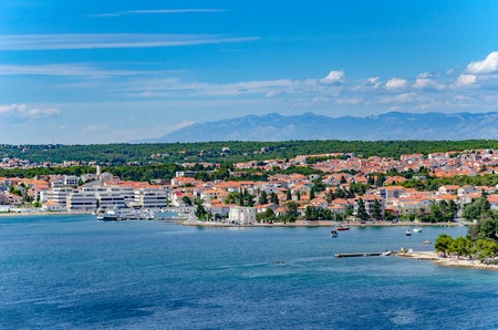 Zadar city from tower. Dalmatia. Croatia.の写真素材