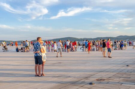 Greeting to the Sun after sunset.のeditorial素材