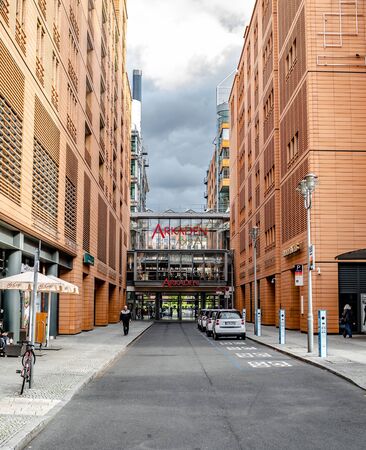 Potsdamer Platz Arkaden Shopping Mall in Berlin.のeditorial素材
