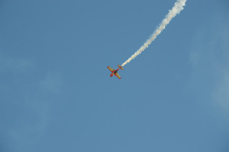 aircraft show aerobatics at the air showのeditorial素材