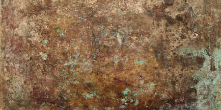 Grunge metal brown empty copy space background texture.の写真素材