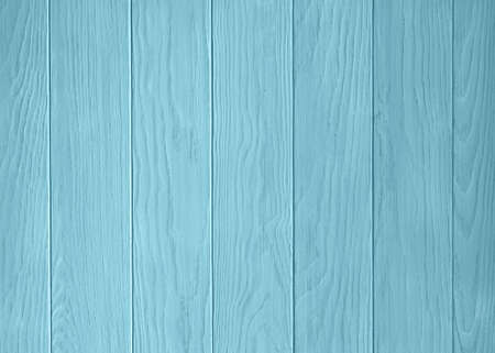 Blue wooden background. Top view. Wooden blank texture.の写真素材