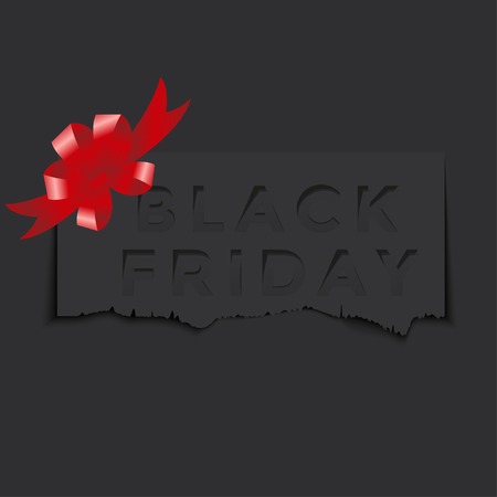 Black Friday sale banner for shops and web page, with discount. Elegant and modern advertising background template, marketing poster, shopping bags design.のイラスト素材