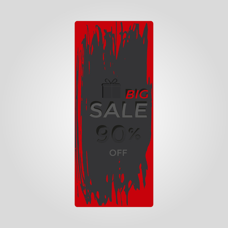 Black Friday sale banner for shops and web page, with discount. Elegant and modern advertising background template, marketing poster, shopping bags design.のイラスト素材