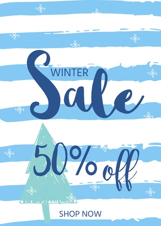 Winter social media sale banners and ads, web template collection.  Christmas vector illustration for mobile website posters, email and newsletter designs, promotional materialのイラスト素材