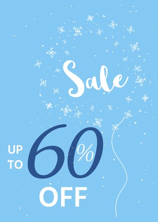 Winter social media sale banners and ads, web template collection.  Christmas vector illustration for mobile website posters, email and newsletter designs, promotional materialのイラスト素材