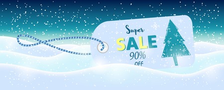 Winter social media sale banners and ads, web template collection.  Christmas vector illustration for mobile website posters, email and newsletter designs, promotional materialのイラスト素材