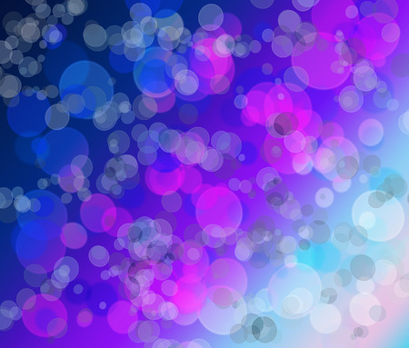 The bright background is a gradient.The gradient is dark blue, lilac and blue colours.The background contains effect bokeh.の写真素材