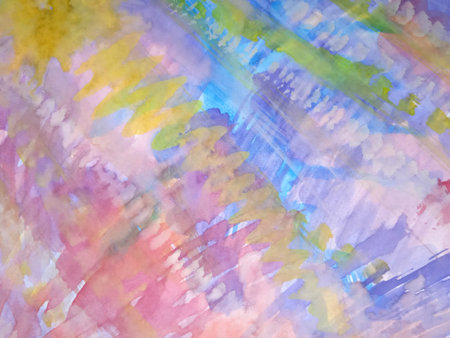 Abstract watercolor background. Colorful texture. Oil painting style.の写真素材