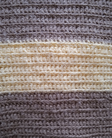 Knitted wool texture. Knitted fabric background. Close up.の写真素材