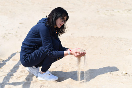 sand falling through your fingers
