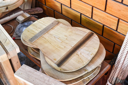 Process of making wooden guitar