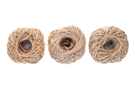 Set of jute ribbon for gift wrapping, hobbies and handicrafts