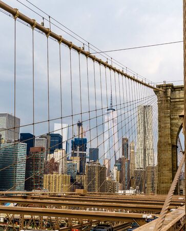 Brooklyn Bridge New Yorkの写真素材