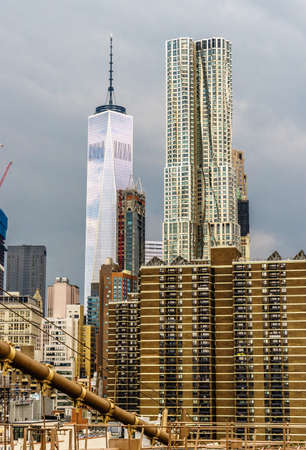 Brooklyn Bridge New Yorkの写真素材