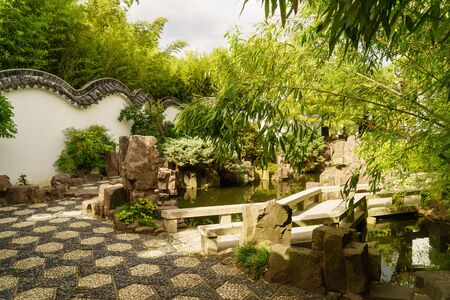 New York Chinese Scholars Gardenの写真素材