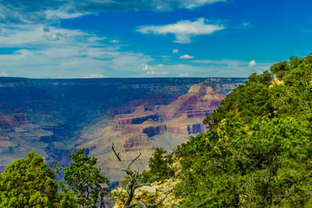 Grand Canyon National Park Mother Point and Amphitheater, Arizona, USAの写真素材