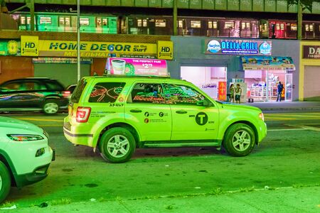 Coney Island Luna Park at night Brooklyn New York USのeditorial素材