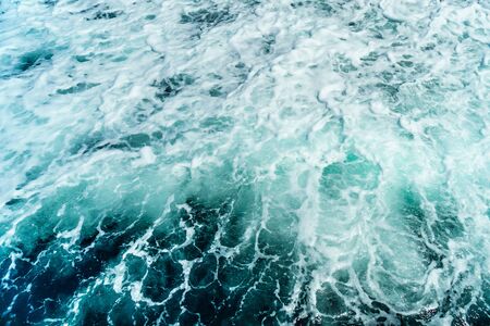 Seething atlantic sea water with foam Cape Codの写真素材