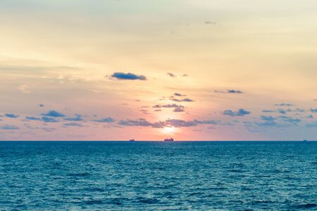 Virginia Beach Sunrise, Virginia Beach, Virginiaの写真素材
