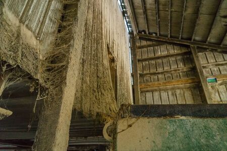 Amish country farm barn field agriculture in Lancaster, PAの写真素材