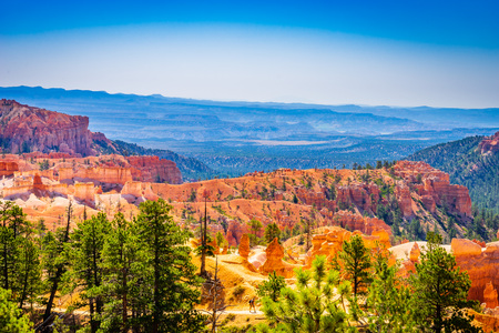 The Bryce Canyon National Park Utah United States.の写真素材