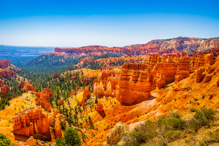 The Bryce Canyon National Park Utah United States.の写真素材