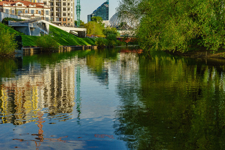 Ekaterinburg city center on of the fourth largest city in Russia 2018.の写真素材
