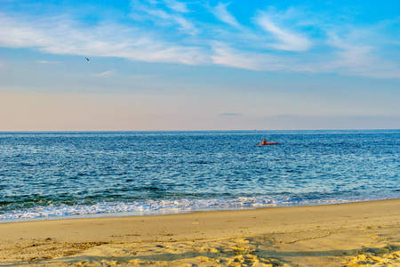 Beach on north side of the Provincelands Cape Cod, Atlantic ocean view MA USの写真素材
