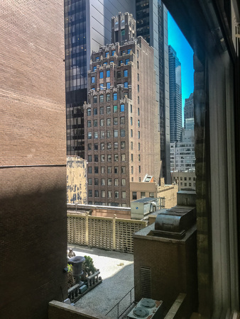 New York City, Manhattan, United States -July, 2018 streets, building of Manhattan.の写真素材