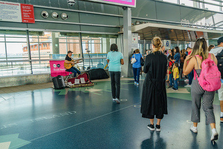 Staten Island, New York US - May 20, 2018 St. George Ferry Terminal Staten Islandのeditorial素材