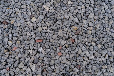 The background of the gravel image used as a walkway in the garden decor for the garden and gravel is a mixture of many construction. It is an important soil and can be beautifully decorated.の写真素材