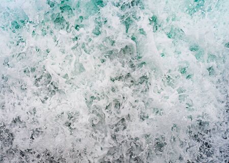 Seething atlantic sea water with foam, jet, stream Cape CodUSの写真素材