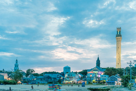 Provincetown Massachusetts USA August 21, 2019 at the end of Cape Cod Provincetown has a large gay...