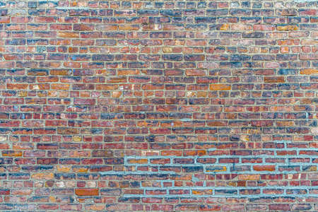 Old brick colored brick masonry background textures.の写真素材