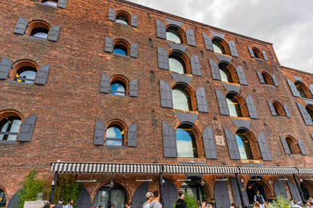 Brooklyn, New York, USA - September 13, 2019: Brooklyn Historical Society DUMBO New York Cityのeditorial素材