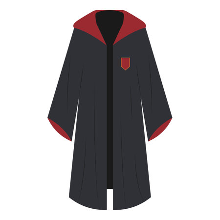 Mantle. Clothes for wizards. Vector illustration.のイラスト素材