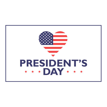 Happy President's Day background. Vector illustration.のイラスト素材