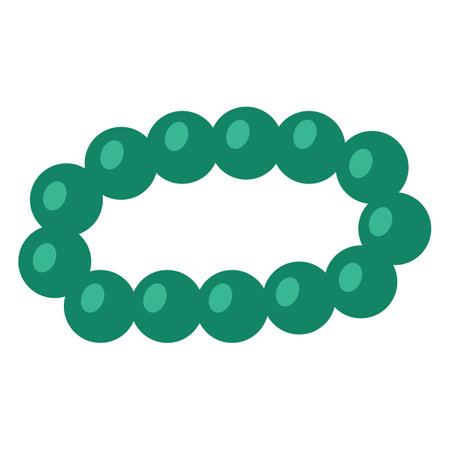 Wristband. Bracelet on hand. Vector illustration.のイラスト素材