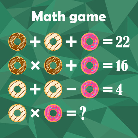 Educational math game. Counting gameのイラスト素材