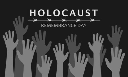 International Holocaust Remembrance Day. Vector illustration.のイラスト素材